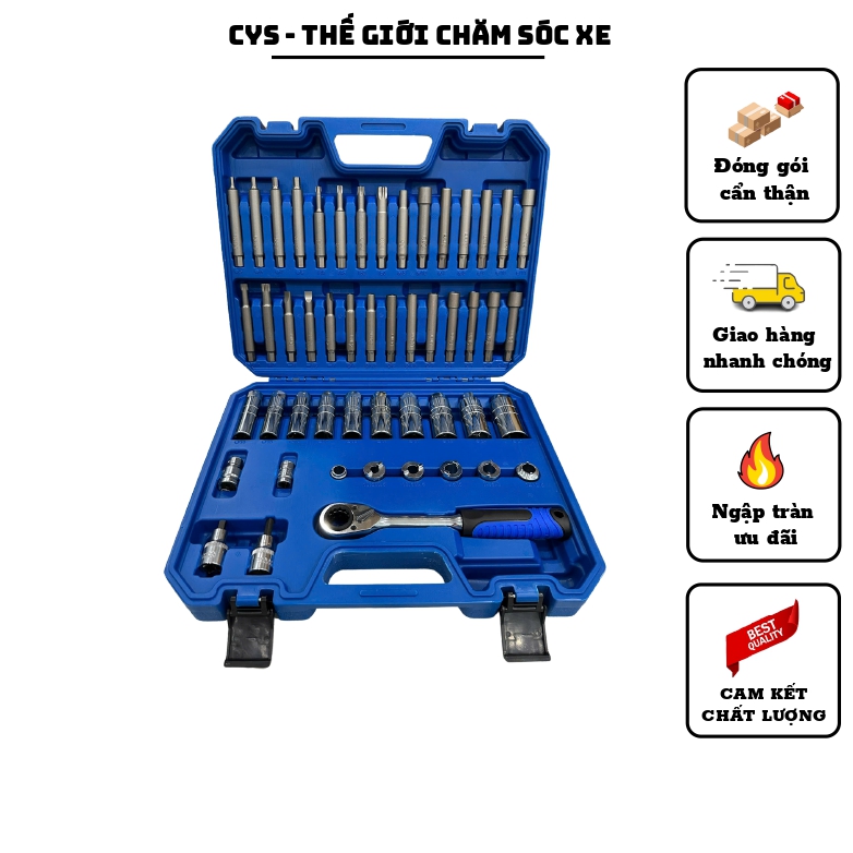 Bộ tháo ốc phuộc nhún 50 chi tiết