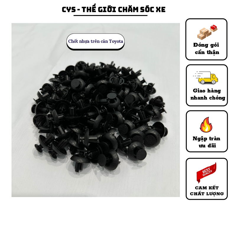 Chốt Nhựa Cản Cửa 7mm