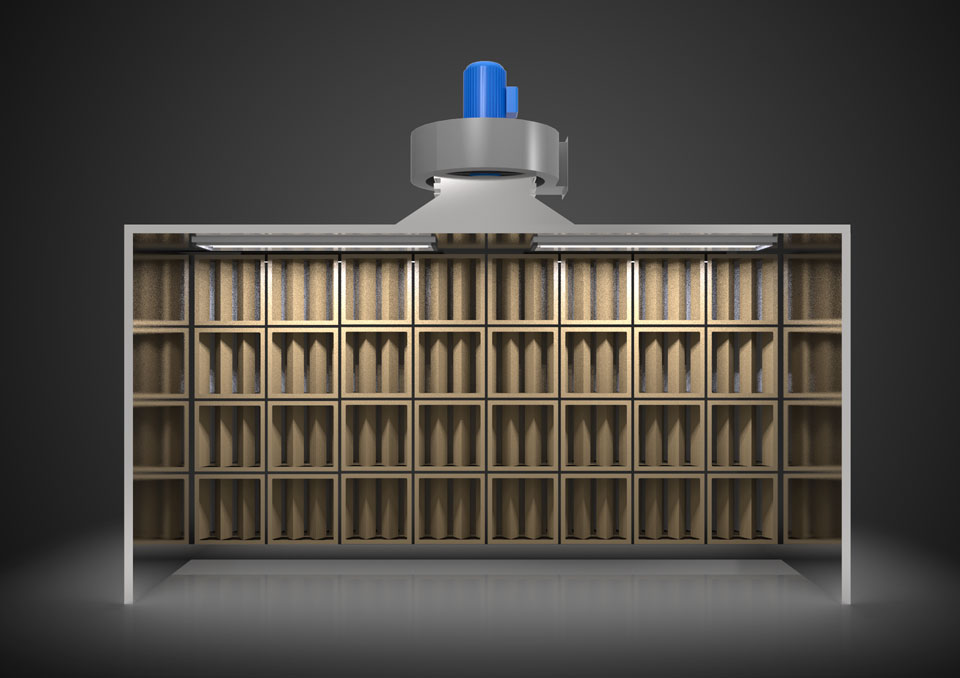 Lọc khô buồng phun sơn